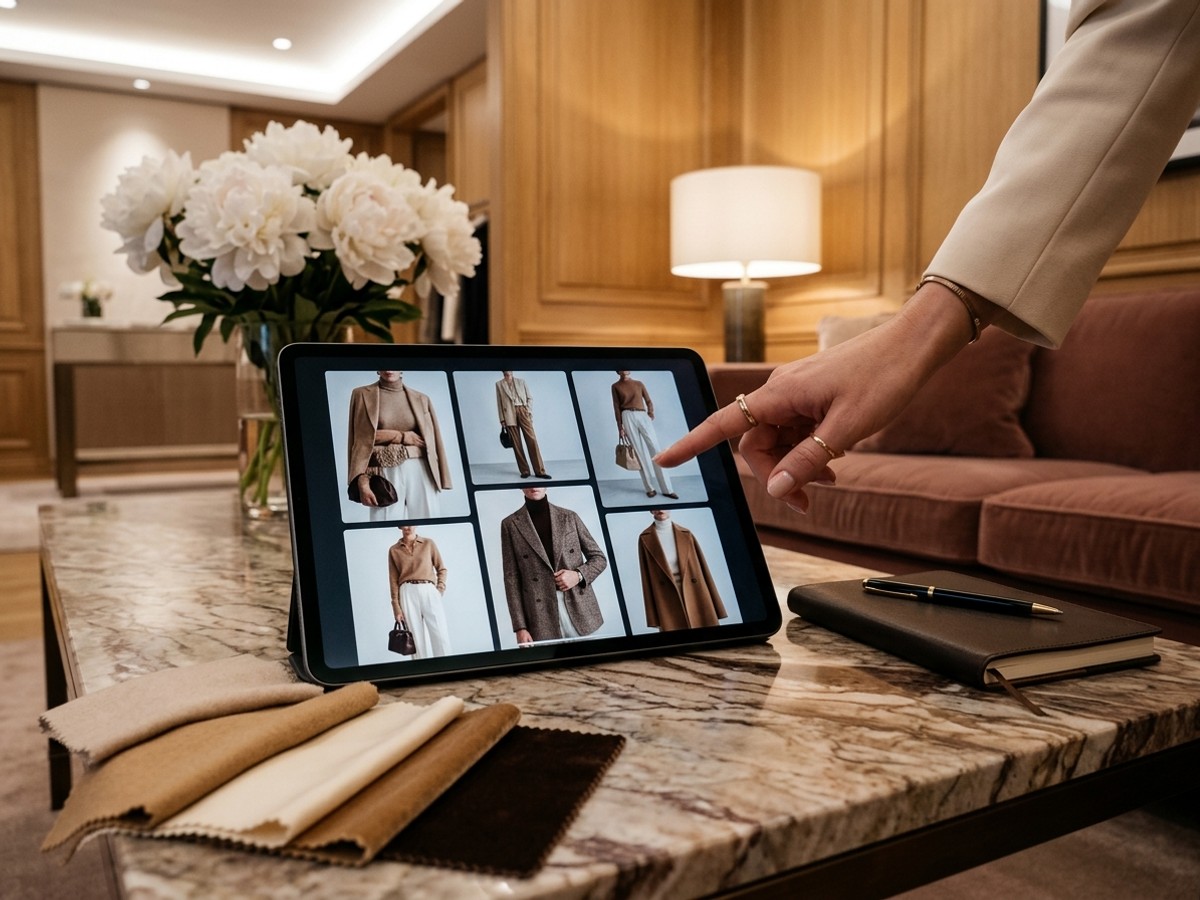 Curated look proposals and moodboard